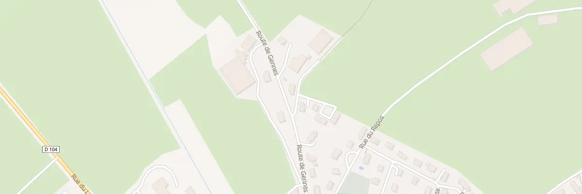 Plan du 8 Rte de Gennes à Saône