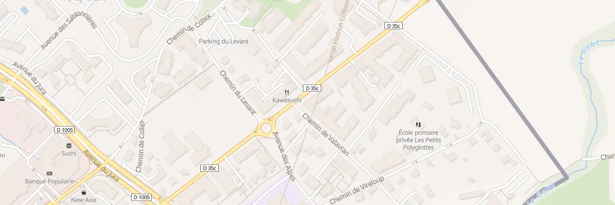 Plan du 70 Rue de Versoix à Ferney-Voltaire