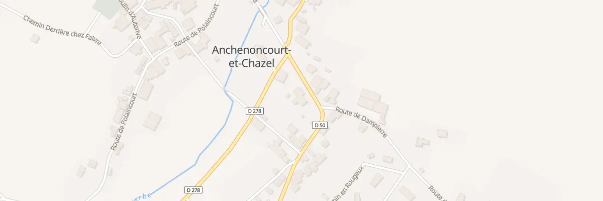 Plan du 6 Rte de Saint-rémy à Anchenoncourt-et-Chazel