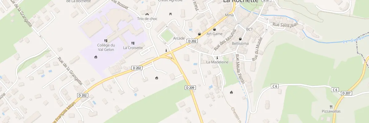 Plan du 1 Rue de la république à Valgelon-La Rochette
