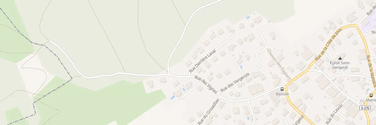 Plan du 1 Rue Derrière Laval à Gennes