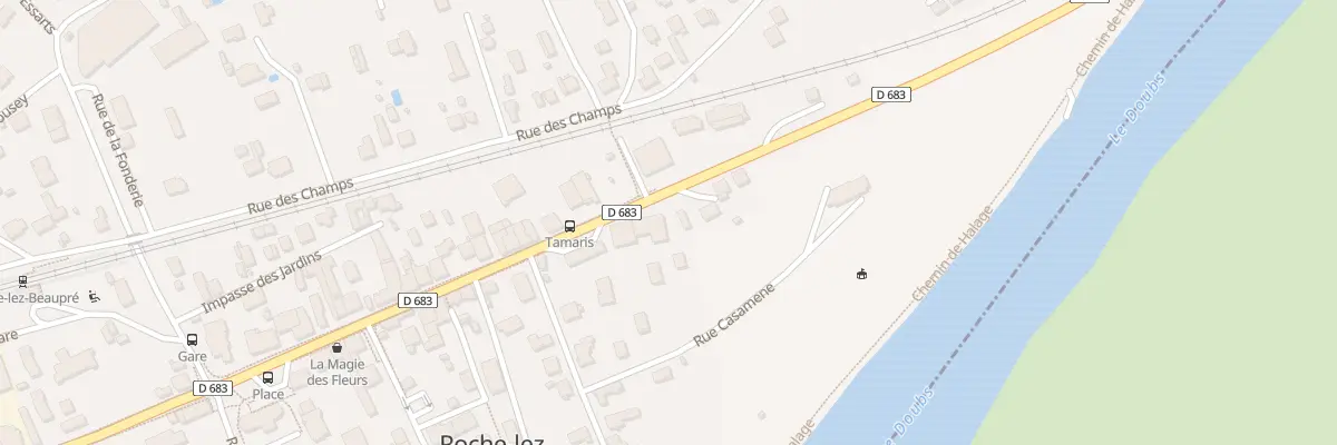Plan du 5 Rue Nationale à Roche-lez-Beaupré