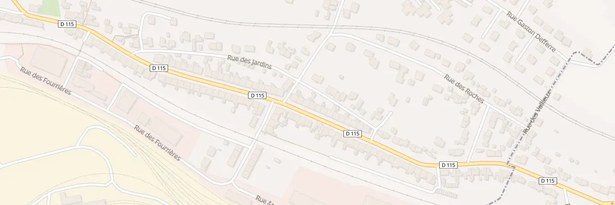 Plan du 61 Rue Pierre et Marie Curie à Neuves-Maisons