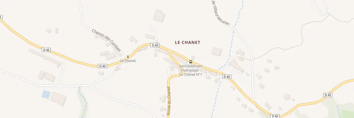 Plan du 5129 Les Chanets à Saint-Julien-en-Champsaur