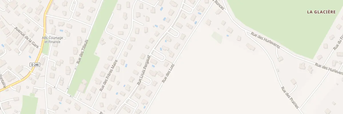 Plan du 25 Rue Louis Pergaud à Saône