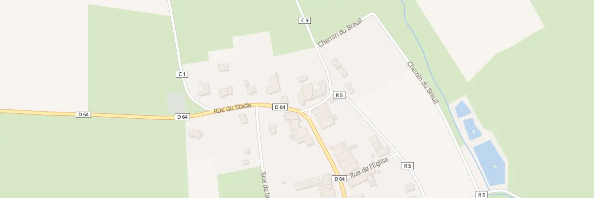 Plan du 8 Rue du Stade à Housséville