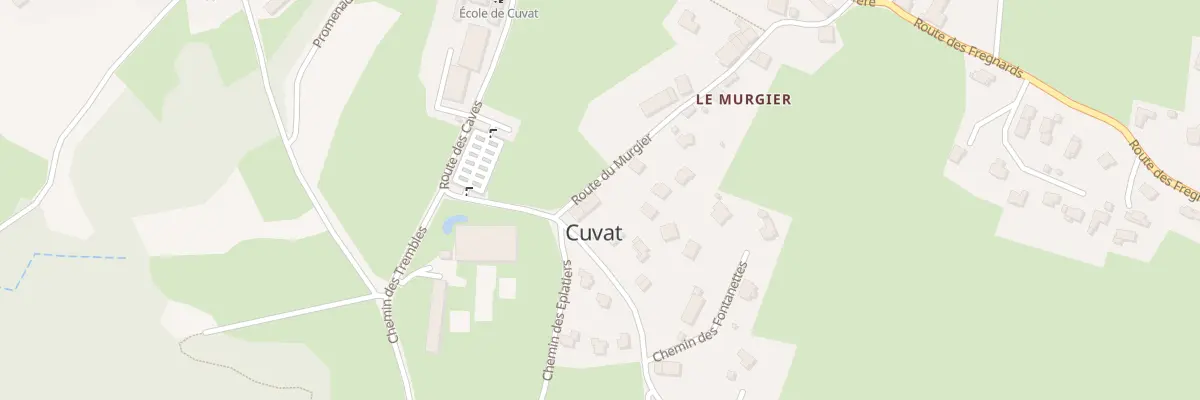 Plan du 30 Les Murgiers à Cuvat
