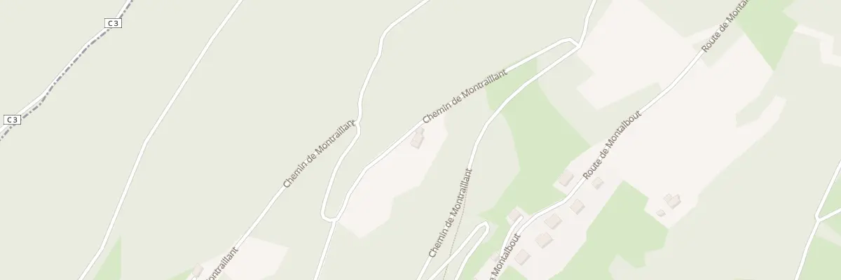 Plan du 987 Che de Montraillant à La Croix-de-la-Rochette