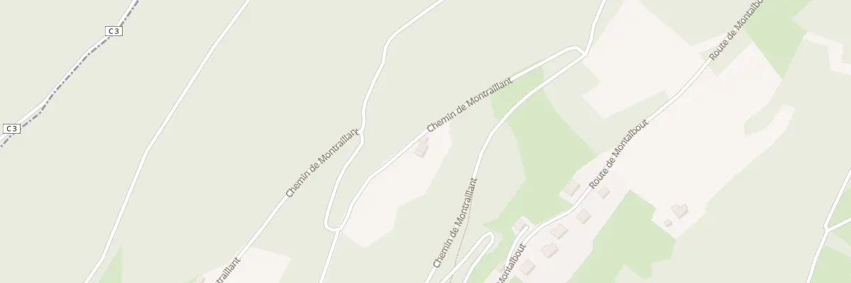 Plan du 981 Che de Montraillant à La Croix-de-la-Rochette
