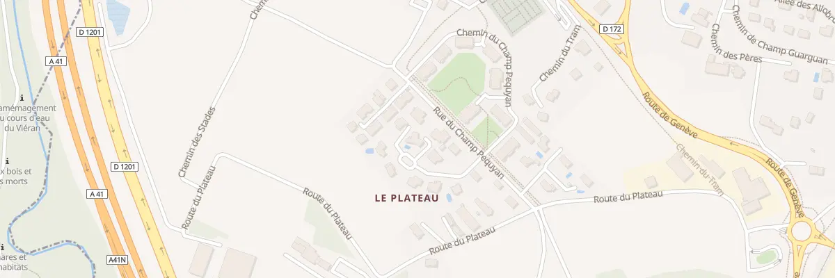 Plan du 145 Imp du Plateau à Annecy