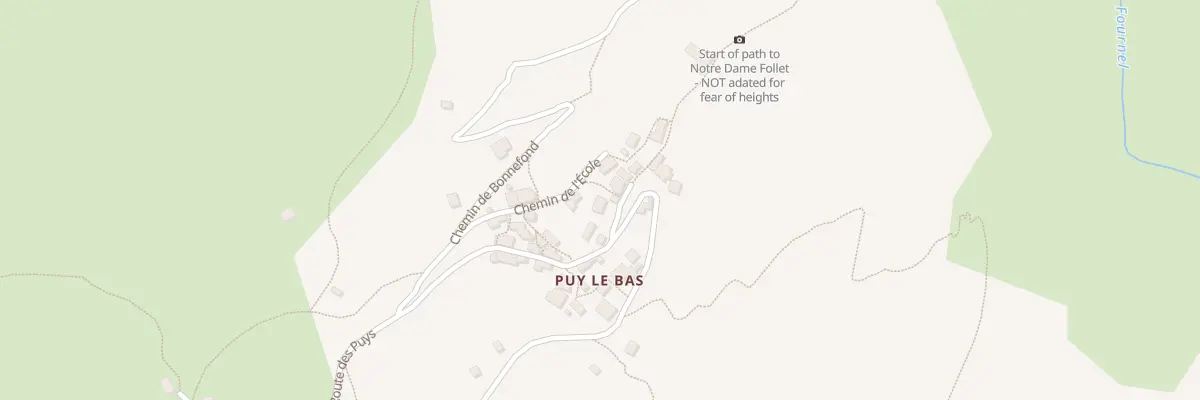 Plan de Puy le Bas au Freney-d’Oisans