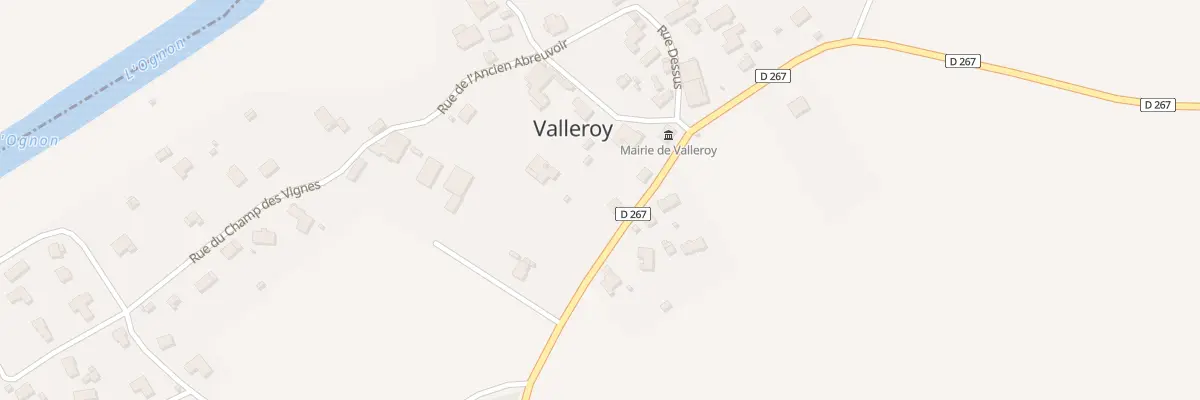 Plan du 4 Rte de Thurey à Valleroy