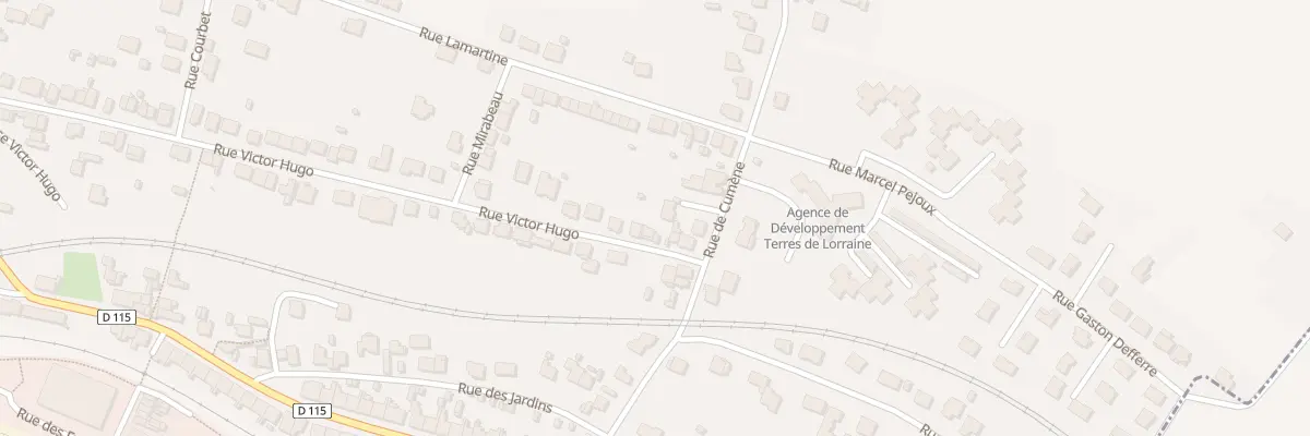 Plan du 111 Rue Victor Hugo à Neuves-Maisons