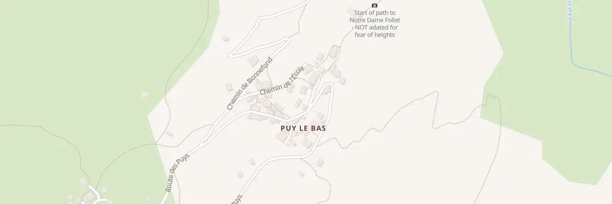 Plan du 762 Rte des Puys au Freney-d’Oisans