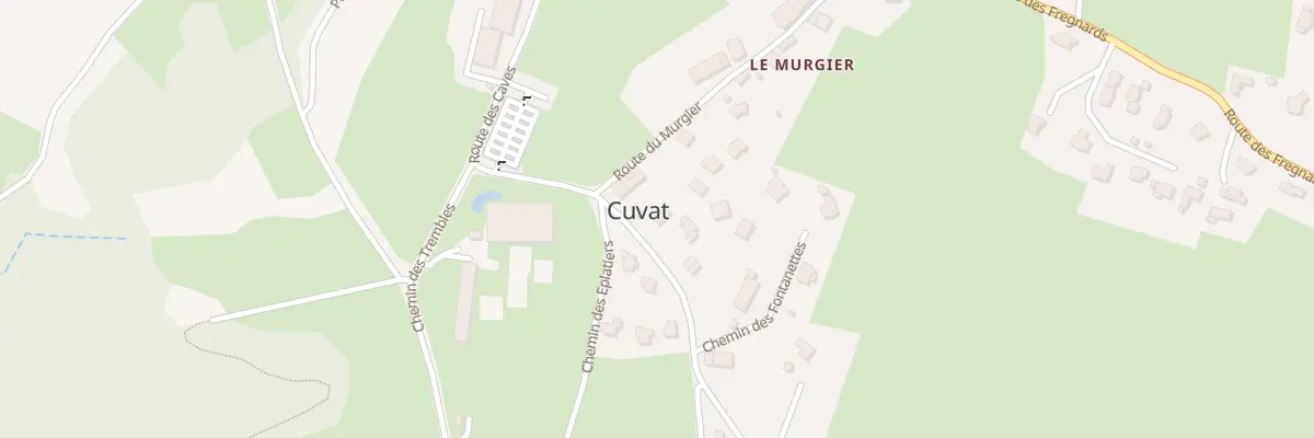 Plan du 365 Rte des Caves à Cuvat