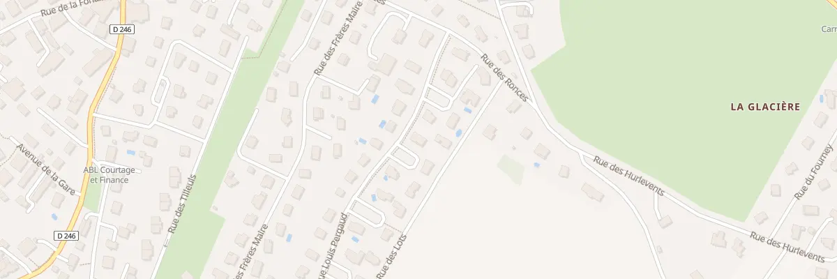 Plan du 13 Rue Louis Pergaud à Saône