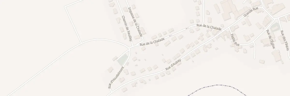 Plan du 23 Rue de la Chalade à Pierreville