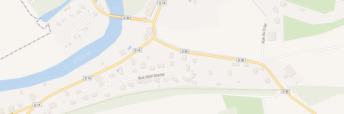 Plan du 2 Rue Abel Marlet à Moncey