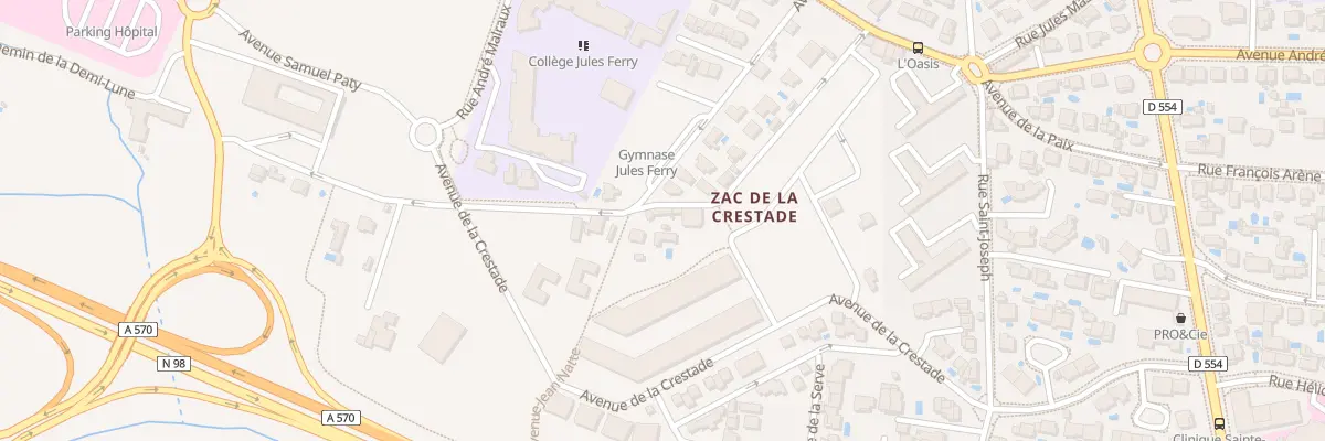 Plan du 2 Rue des Citronniers à Hyères