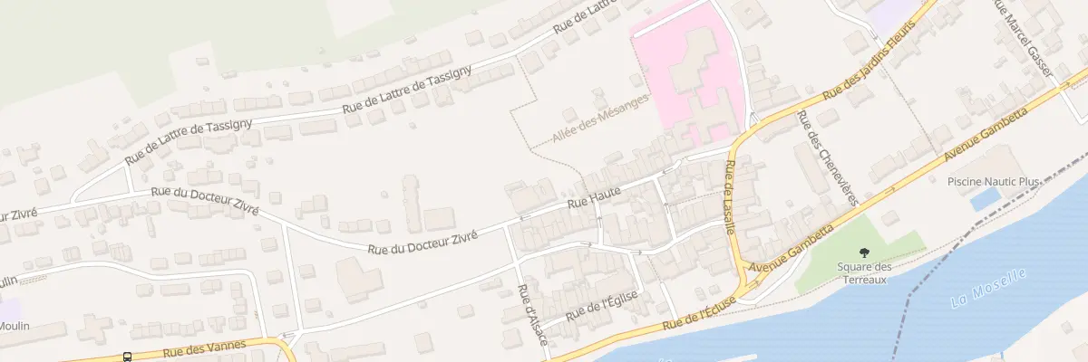 Plan du 5 Rue Haute à Pompey