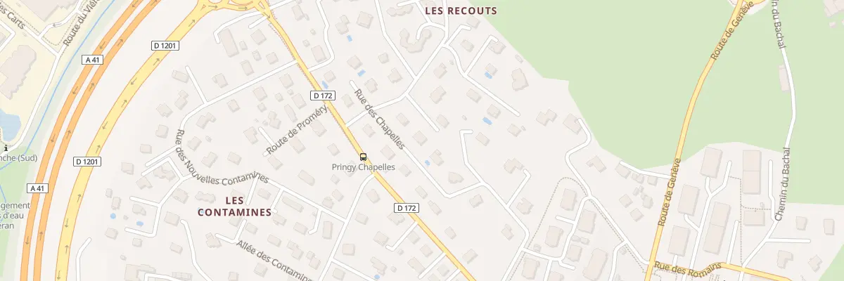Plan du 292 Rue des Chapelles à Annecy