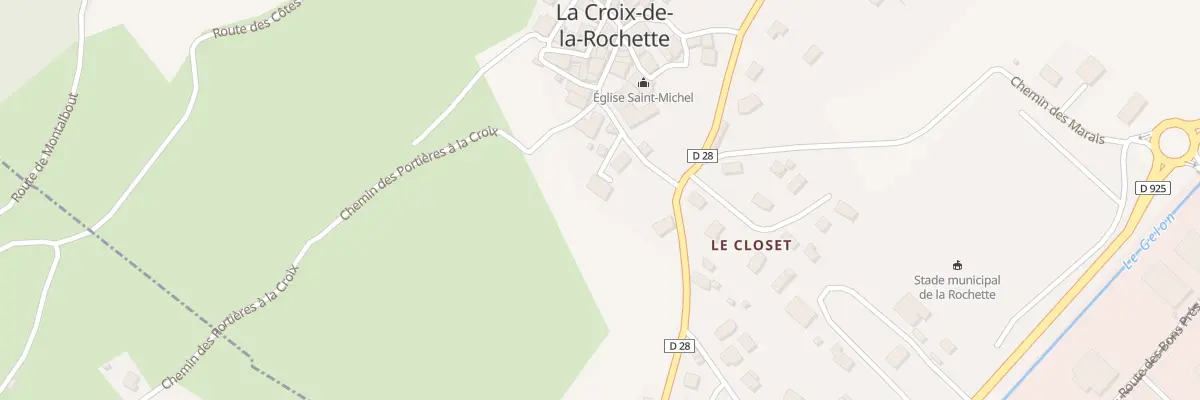 Plan du 46 Imp des Morard à La Croix-de-la-Rochette