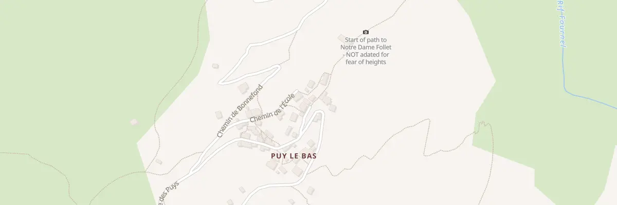 Plan du 43 Che Combette au Freney-d’Oisans