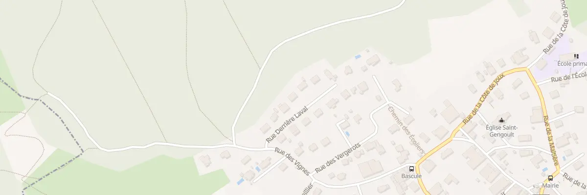 Plan du 7 Rue Derrière Laval à Gennes