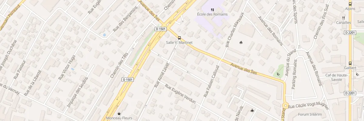 Plan du 6 Rue Paul Cabaud à Annecy