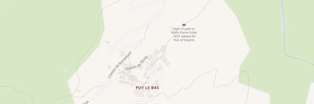 Plan du 191 Che de l’École au Freney-d’Oisans