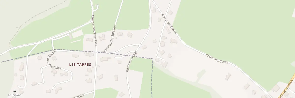 Plan du 205 Rte de Gorgy à Cuvat