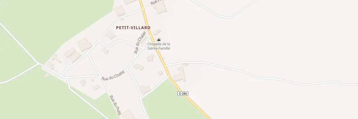 Plan du 2B Rue de la Chapelle à Mignovillard