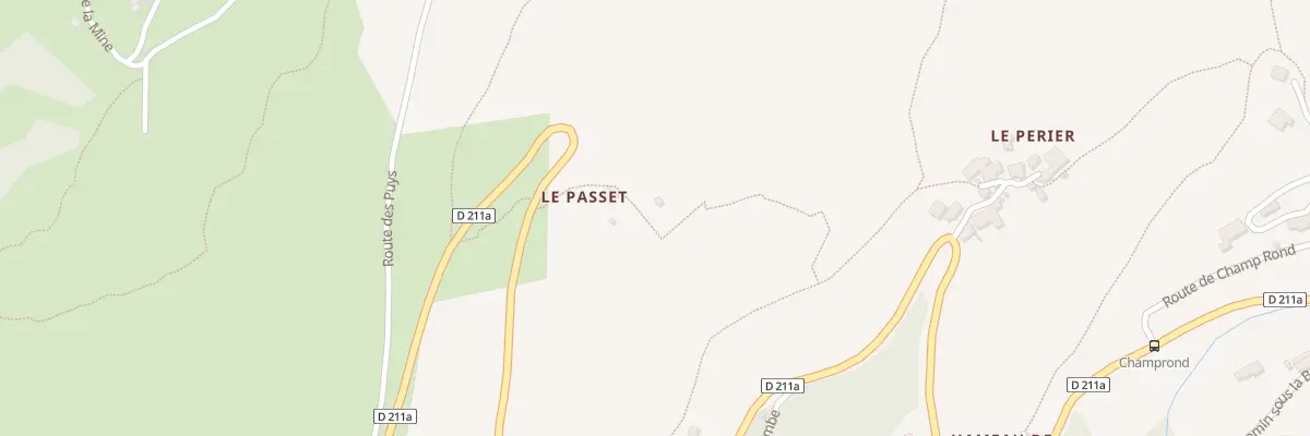 Plan du 5020 Le Passet au Freney-d’Oisans