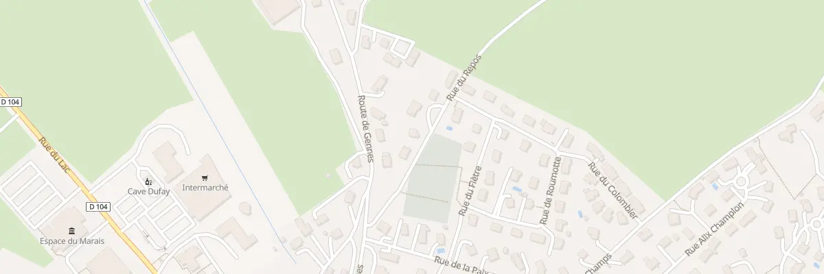 Plan du 1C Rue du Repos à Saône
