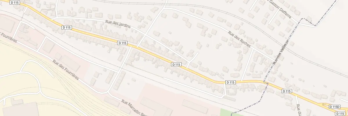 Plan du 75 Rue Pierre et Marie Curie à Neuves-Maisons