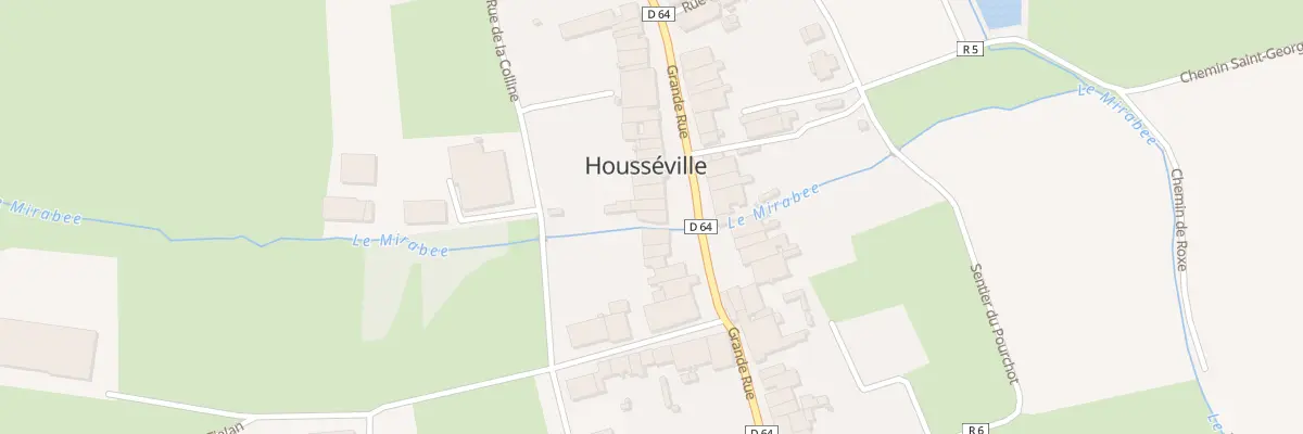 Plan du 25 Gr Grande Rue à Housséville