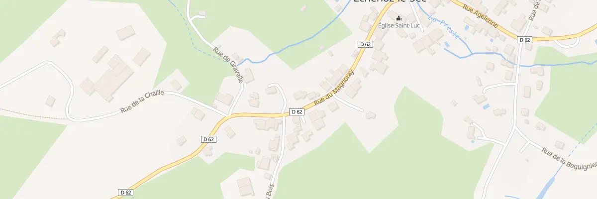 Plan du 18 Rue du Magnoray à Échenoz-le-Sec