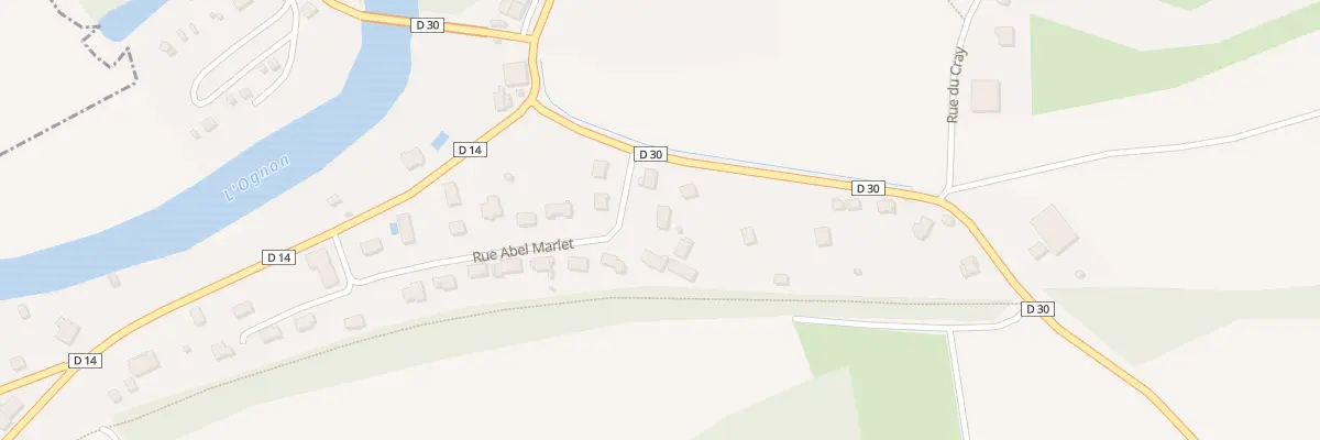 Plan du 3 Rue Abel Marlet à Moncey