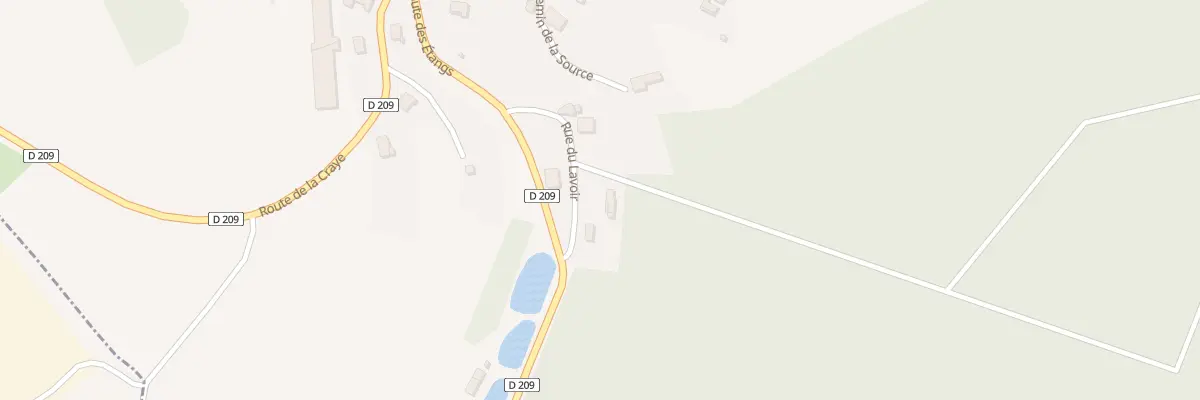 Plan du 3 Rue du Lavoir à Cirey