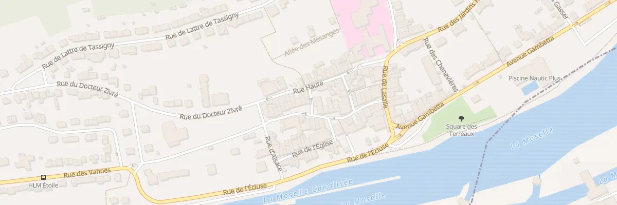 Plan du 17 Rue Chanoine Perignon à Pompey