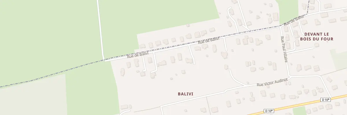 Plan du 385 Rue de Balivi à Mirecourt