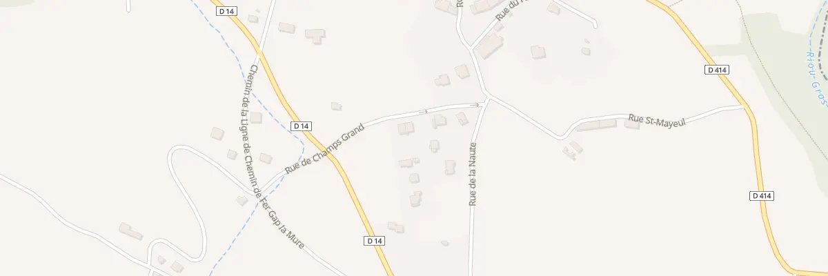 Plan du 97 Rue de Champ Grand à Saint-Laurent-du-Cros