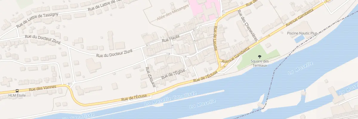 Plan du 18 Rue Chanoine Perignon à Pompey