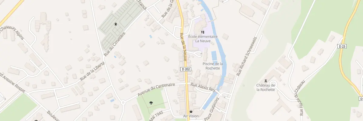 Plan du 59 Rue de la neuve à Valgelon-La Rochette