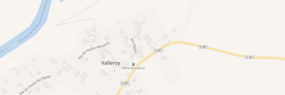 Plan du 2 Rue Dessus à Valleroy