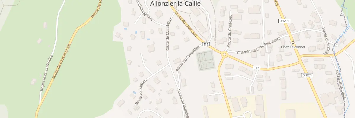 Plan du 90 Rte du Cimetière à Allonzier-la-Caille