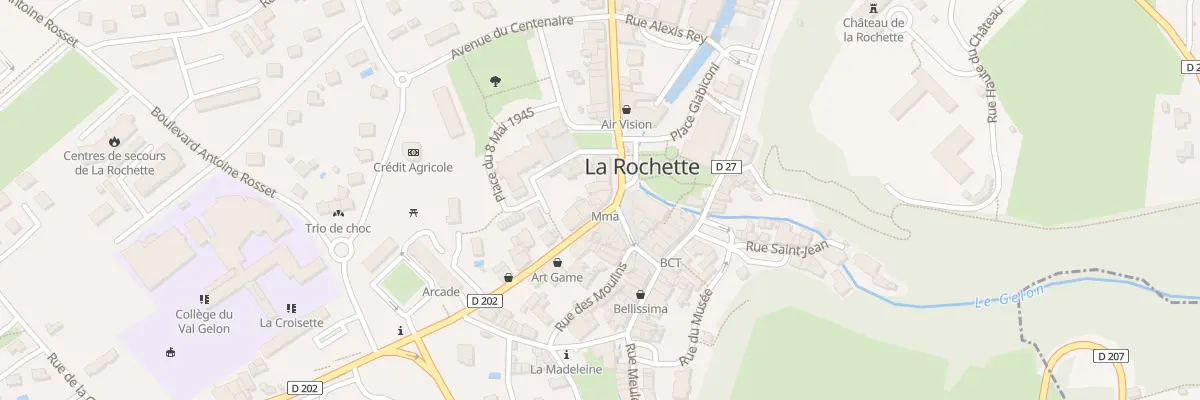 Plan du 1 Pl Antoine Perrier à Valgelon-La Rochette
