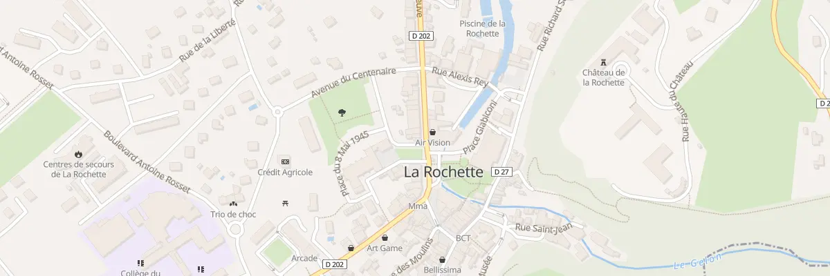 Plan du 20 Rue de l’église à Valgelon-La Rochette