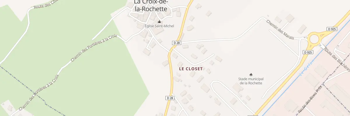 Plan du 32 Pl Prallet à La Croix-de-la-Rochette