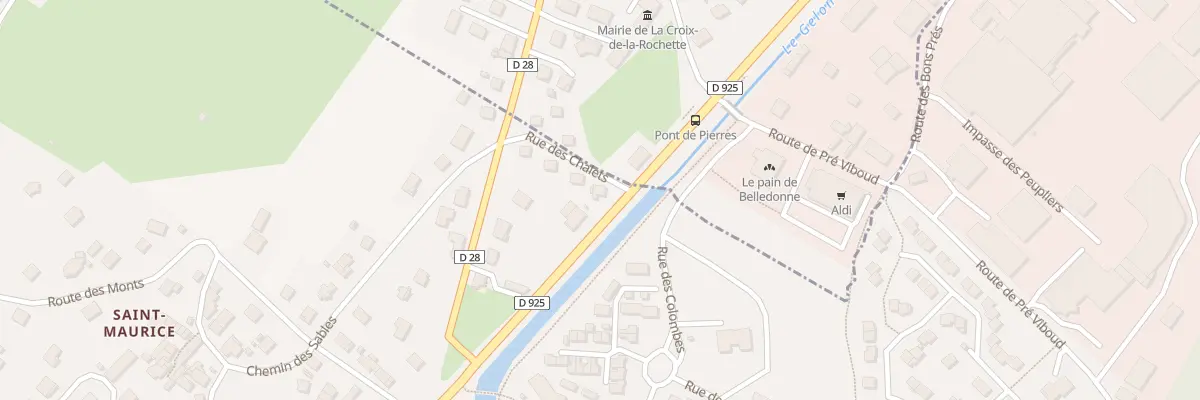 Plan du 15 Rue des chalets à Valgelon-La Rochette